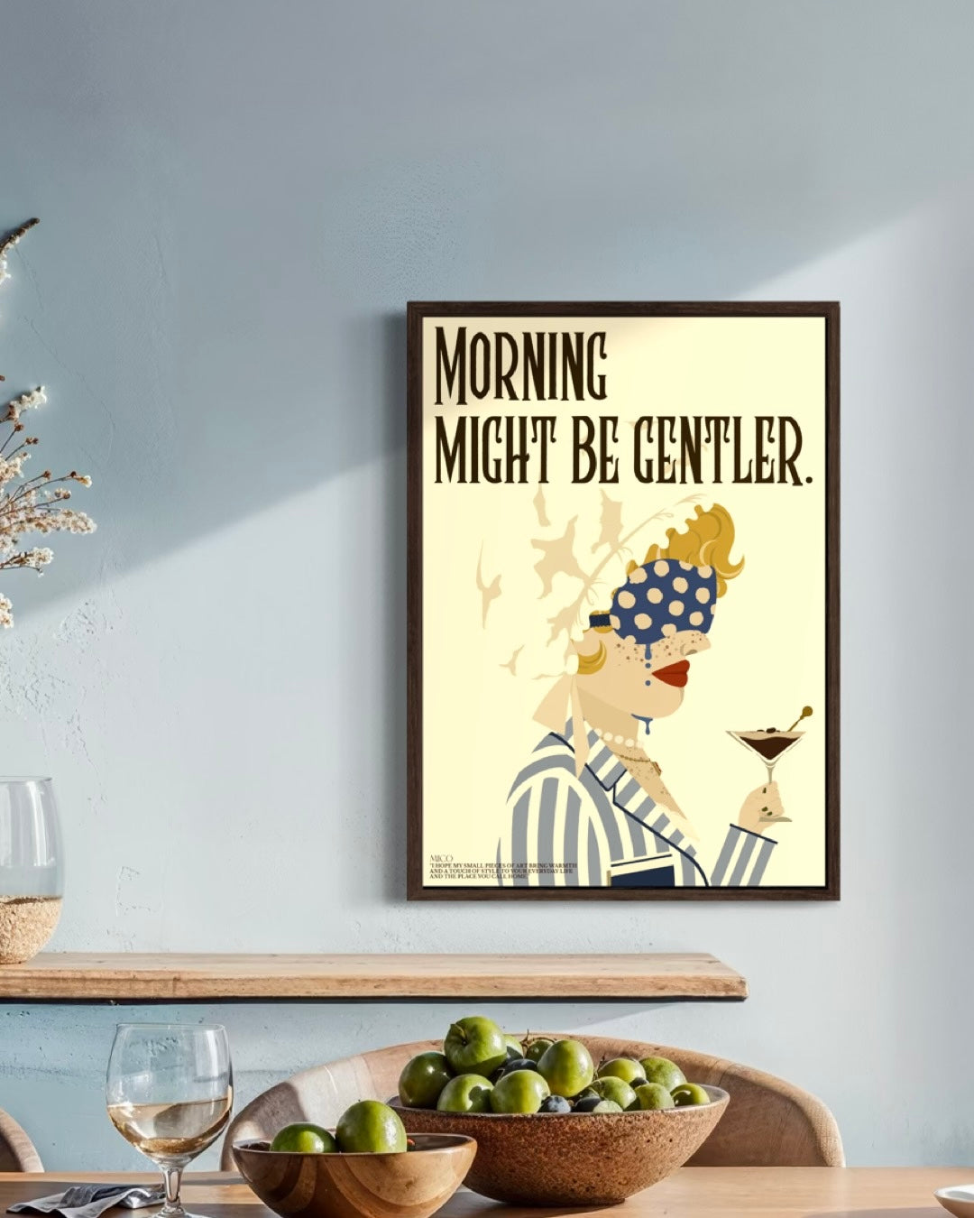 Morning might be gentler.